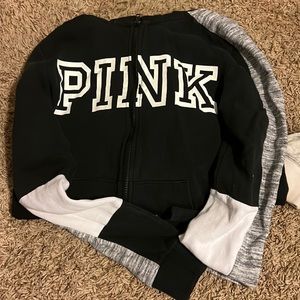 Black pink sweater